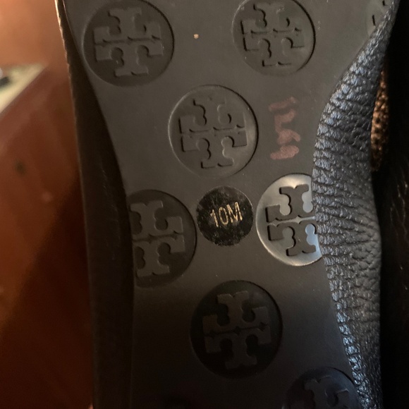 NEW Womens Tory Burch Black Ballet Flats Slip On Shoes Size 10 - Picture 8 of 12